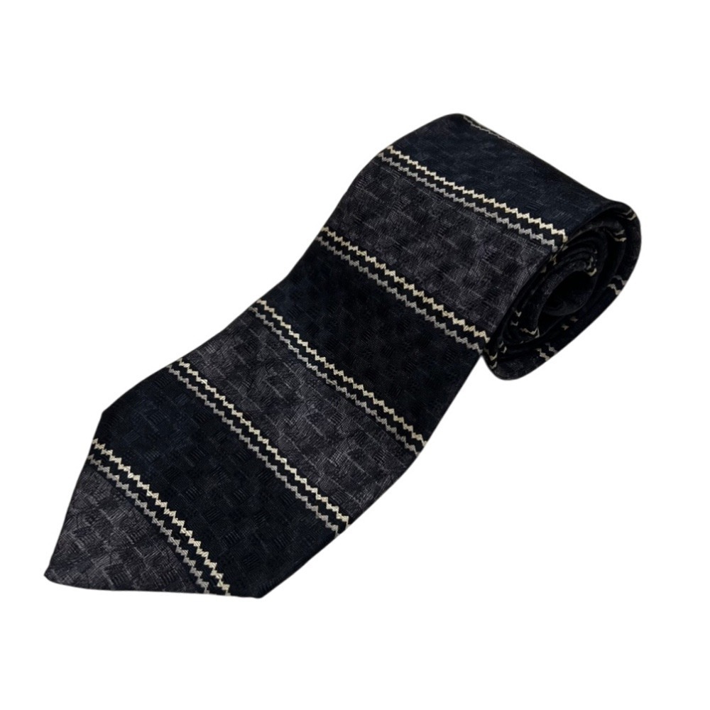 Haggar‎ Collections 100% Silk Necktie Striped Pattern Business Casual USA Made